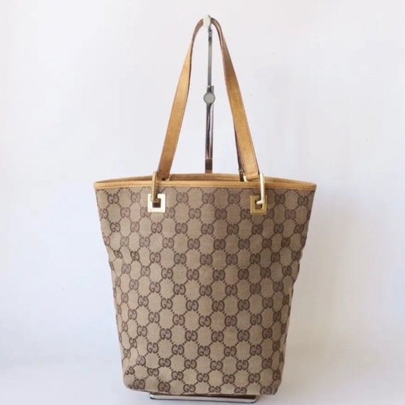 Gucci Handbags - Gucci GG Canvas Tote Bag